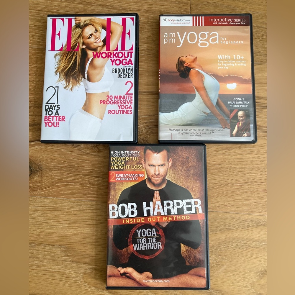 Yoga DVDs bundle